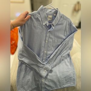 Large ROWM blue button down